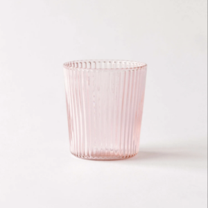 Ribbed Elegance glass_pink